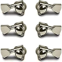 Foto van Gibson keystone tuner set nickel stemmechanieken voor gitaar (set van 6)