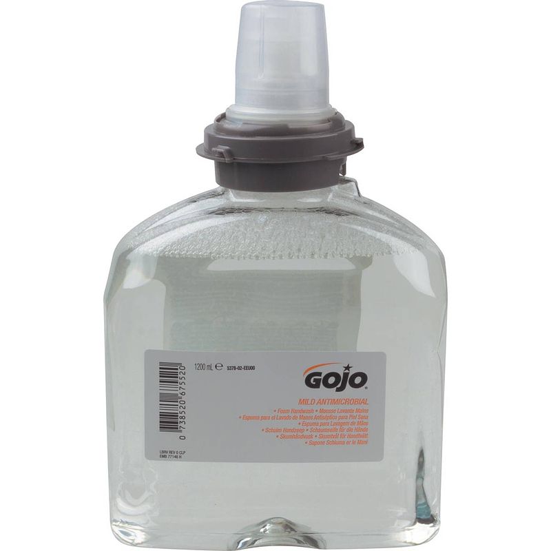 Foto van Gojo antibacteriële handzeep, pak van 2 x 1.200 ml