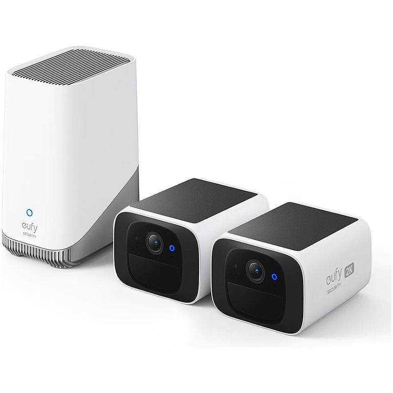 Foto van Eufy solocam s220 2-pack + homebase 3