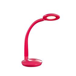Foto van Moderne tafellamp cobra - kunststof - roze