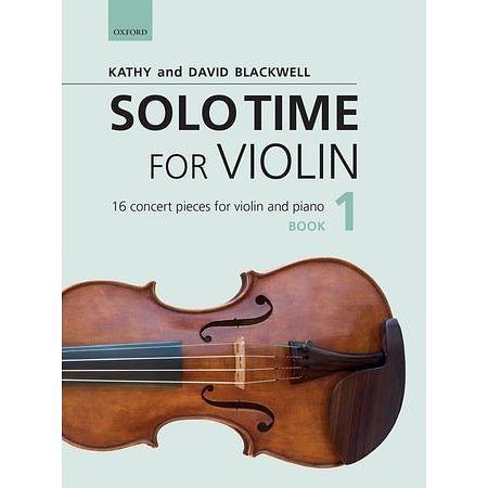 Foto van Musicsales - blackwell - solo time for violin book 1