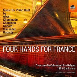 Foto van Four hands for france: music for piano duet by - cd (5060640070073)