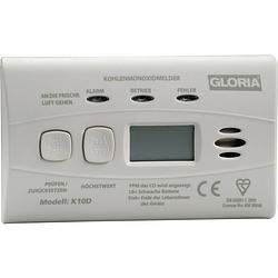 Foto van Gloria 25185110.0000 koolmonoxidemelder incl. batterij (10 jaar) werkt op batterijen detectie van koolmonoxide