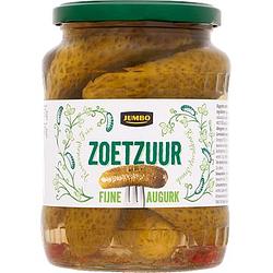 Foto van Jumbo fijne augurk zoetzuur 370g