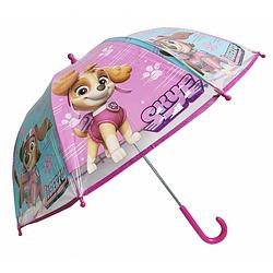 Foto van Paw patrol 45 cm meisjes paraplu transparant roze