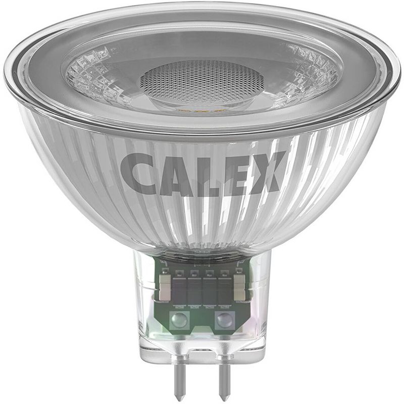 Foto van Calex - led spot - reflectorlamp - gu5.3 mr16 fitting - 6w - warm wit 2700k - wit