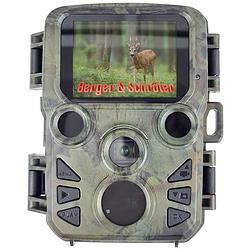 Foto van Berger & schröter mini wildcamera 16 mpix black leds, low glow leds, timelapsevideo camouflage