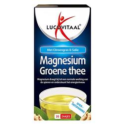 Foto van Lucovitaal magnesium groene thee zakjes