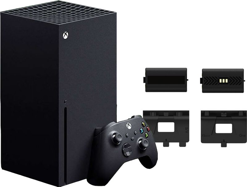 Foto van Xbox series x + bluebuilt oplaadbare batterijen