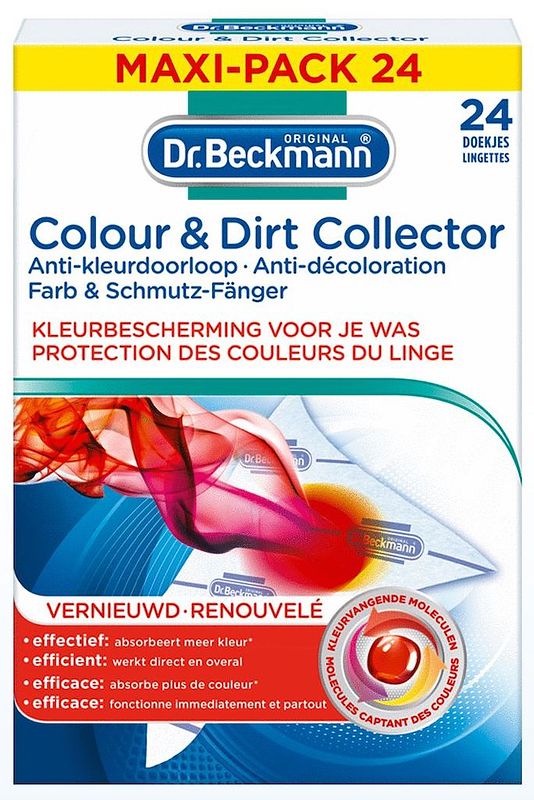 Foto van Dr beckmann colour & dirt collector