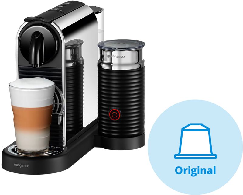 Foto van Magimix nespresso citiz platinum & milk stainless steel