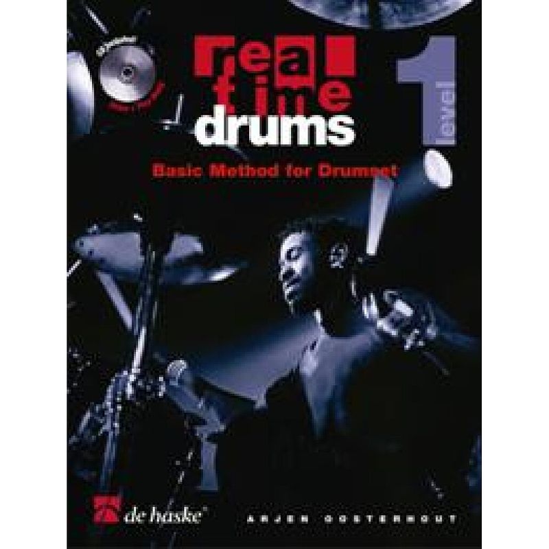 Foto van De haske real time drums 1 basic method for drumset - engels