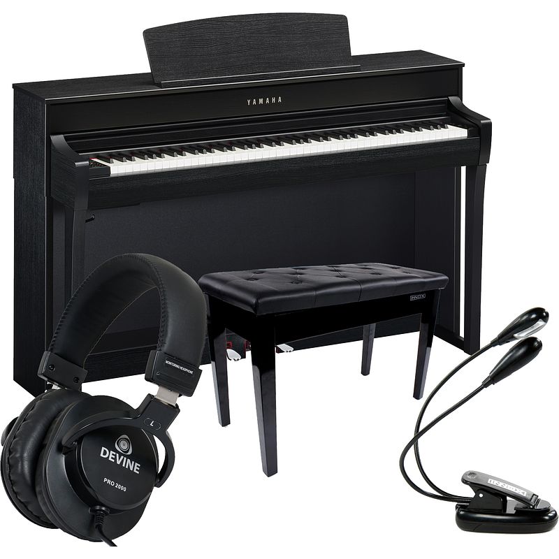 Foto van Yamaha clavinova clp-745b complete bundel