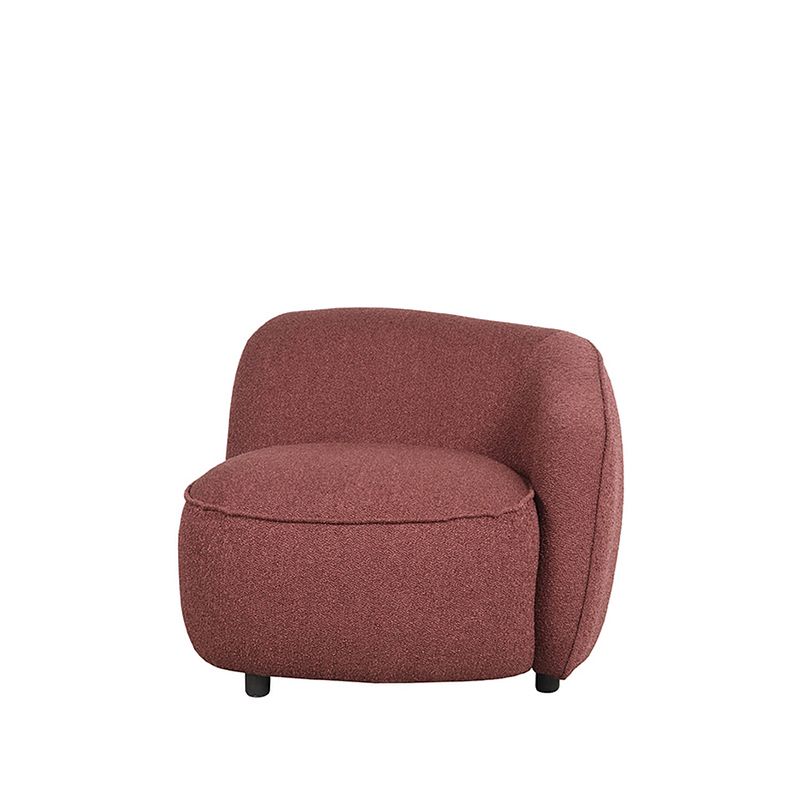 Foto van Label51 fauteuil livo - winered - boucle