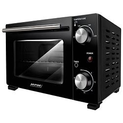 Foto van Mpm - vrijstaande elektrische oven 10 liter - hete lucht - 800w - zwart