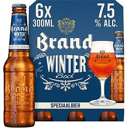 Foto van Brand winterbock bier fles 6 x 30cl bij jumbo