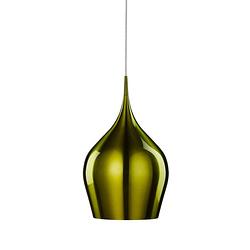 Foto van Moderne hanglamp - bussandri exclusive - metaal - modern - e27 - l: 26cm - voor binnen - woonkamer - eetkamer - groen