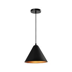 Foto van Quvio hanglamp rond zwart - quv5160l-black