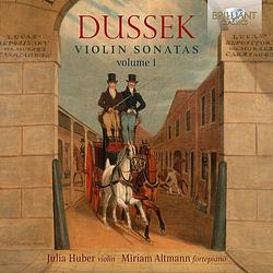 Foto van Dussek: violin sonatas, volume 1 - cd (5028421963853)