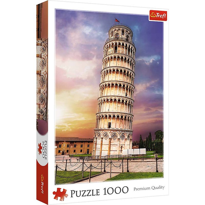 Foto van Massamarkt puzzel toren van pisa 1000 stukjes