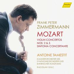 Foto van Zimmermann: mozart violinkonzerte 2 + 5/sinfonia - cd (0881488150421)