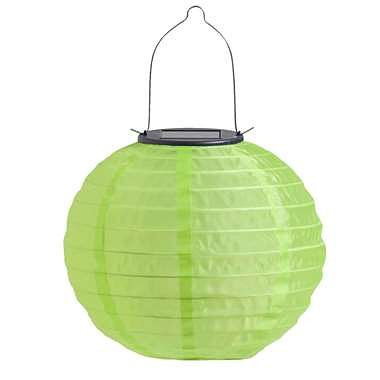 Foto van Lampion lisa led - groen - ø20x25 cm - leen bakker