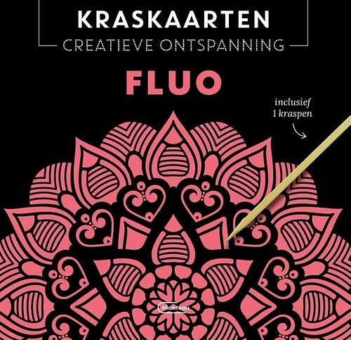 Foto van Kraskaarten fluo - hardcover (9789022339251)