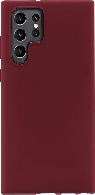 Foto van Bluebuilt soft case samsung galaxy s22 ultra back cover rood