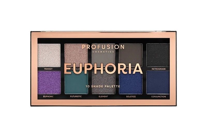 Foto van Profusion euphoria 10 shade palette