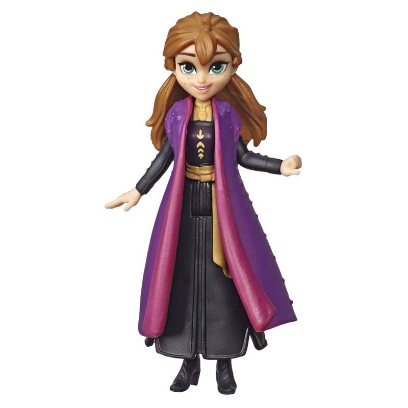 Foto van Hasbro tienerpop frozen anna meisjes 10 cm paars