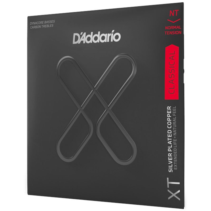 Foto van D'saddario xtc45ff dynacore carbon normal tension coated snaren voor klassieke gitaar