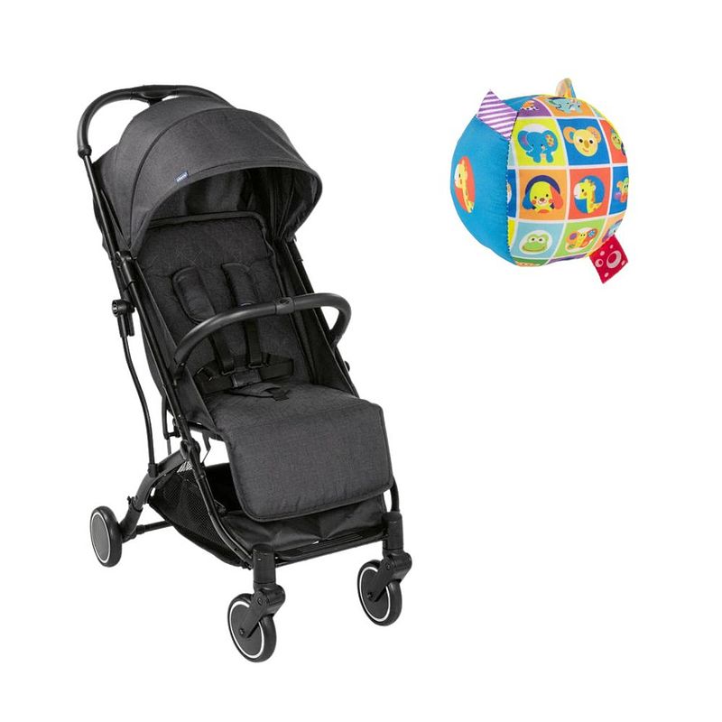 Foto van Chicco bundel - buggy trolley me - stone & bal met rammelgeluid