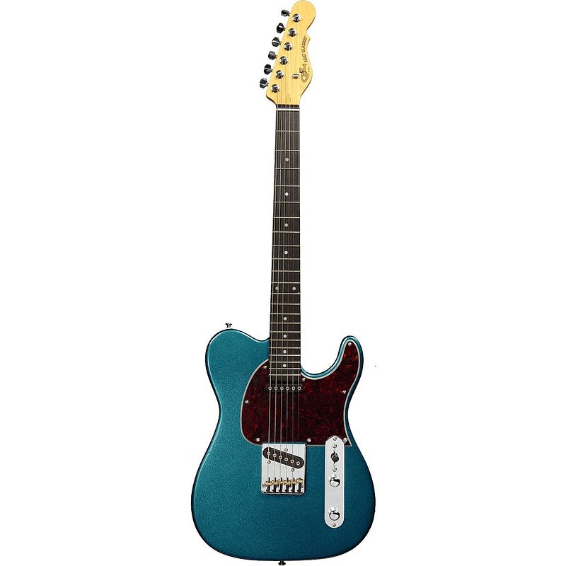 Foto van G&l tribute asat classic emerald blue rw elektrische gitaar