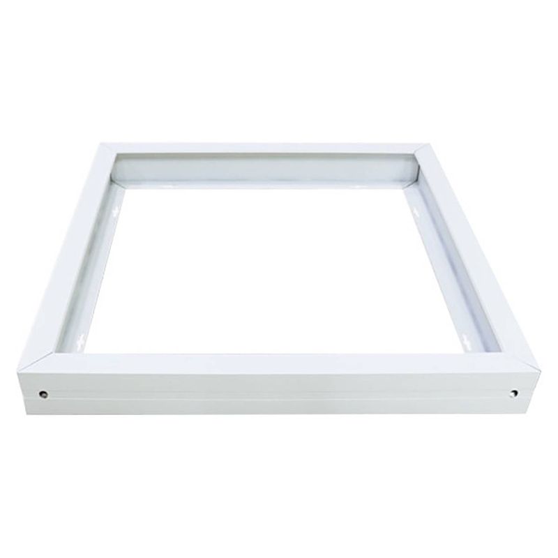 Foto van Led paneel 60x60 - aigi - opbouw frame - aluminium - wit