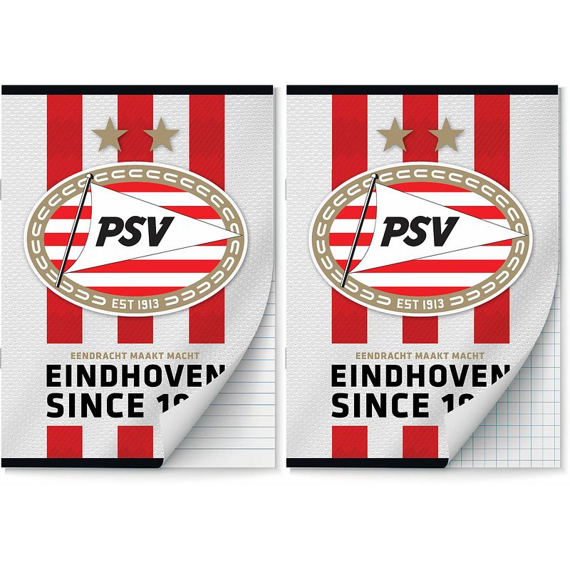 Foto van Psv schriften lijn en ruit 10 mm a4 - 4 stuks