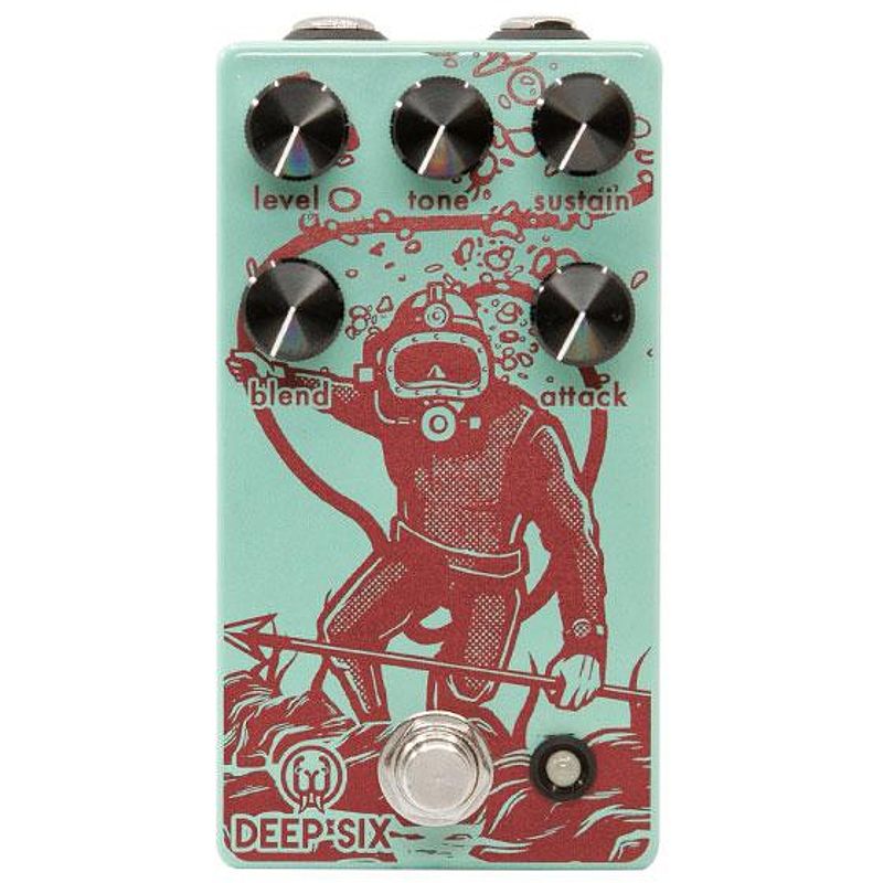 Foto van Walrus audio deep six v3 compressor effectpedaal