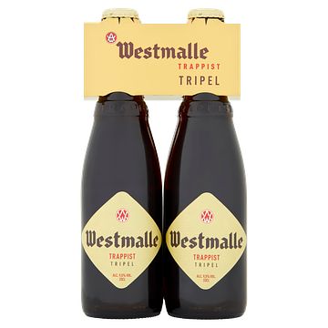 Foto van Westmalle trappist tripel fles 4 x 330ml bij jumbo