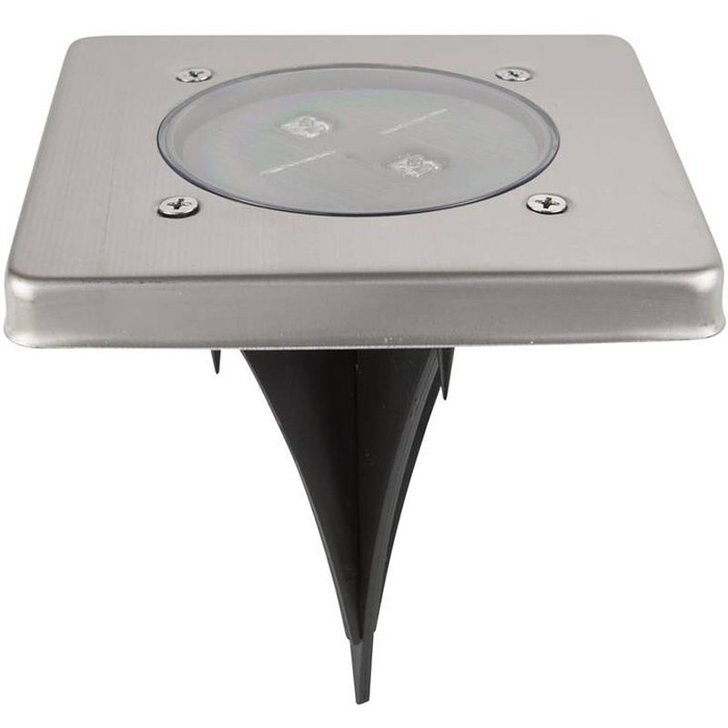 Foto van Smartwares grondspot torino led 12 x 13,2 cm rvs ip44 zilver