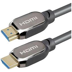 Foto van Roline hdmi aansluitkabel hdmi-a stekker 1 m zwart 11046010 afgeschermd (dubbel) hdmi-kabel