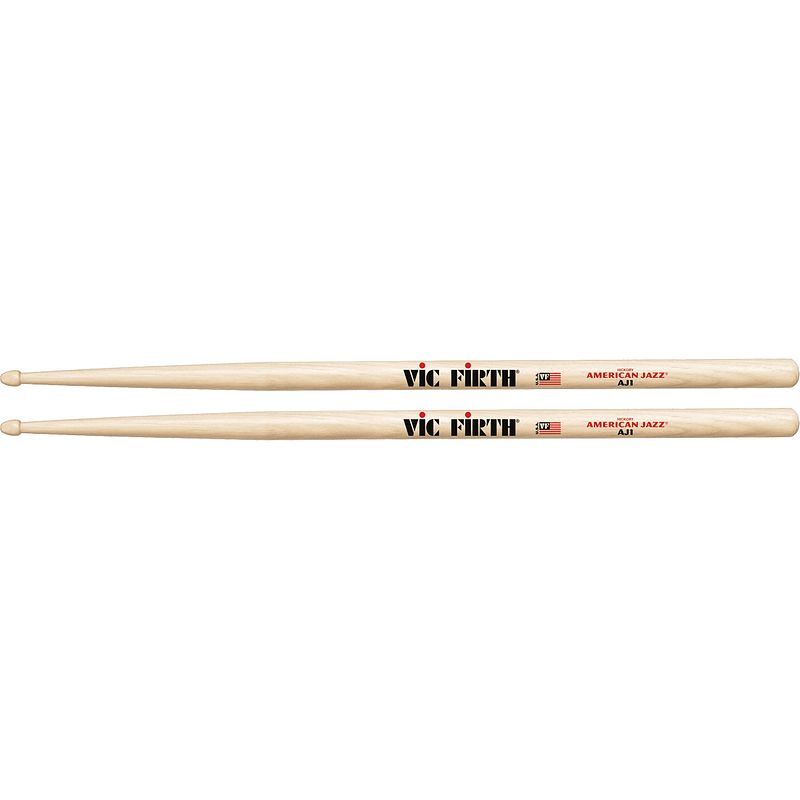 Foto van Vic firth american jazz aj1 drumstokken