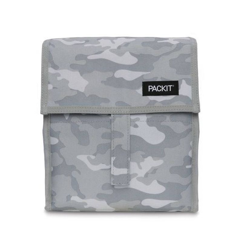 Foto van Pack it - koeltas lunch arctic camo - polyester - grijs