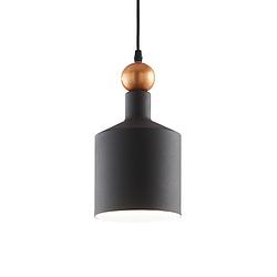 Foto van Moderne grijs metalen hanglamp triade - ideal lux - stijlvolle verlichting voor binnen