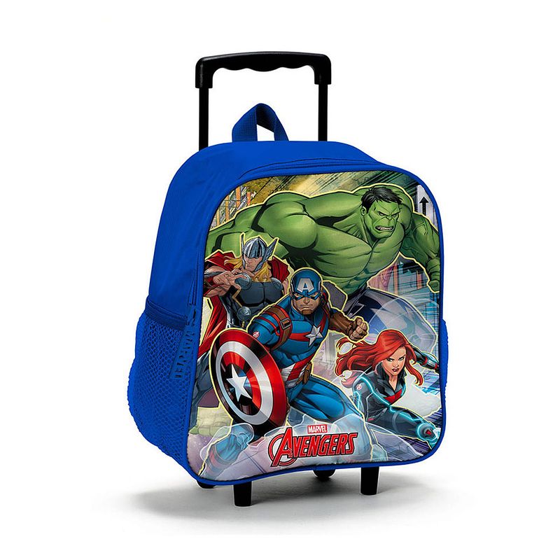 Foto van Marvel trolleyrugzak avengers junior 9,2 liter polyester blauw