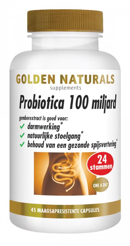 Foto van Golden naturals probiotica 100 miljard capsules