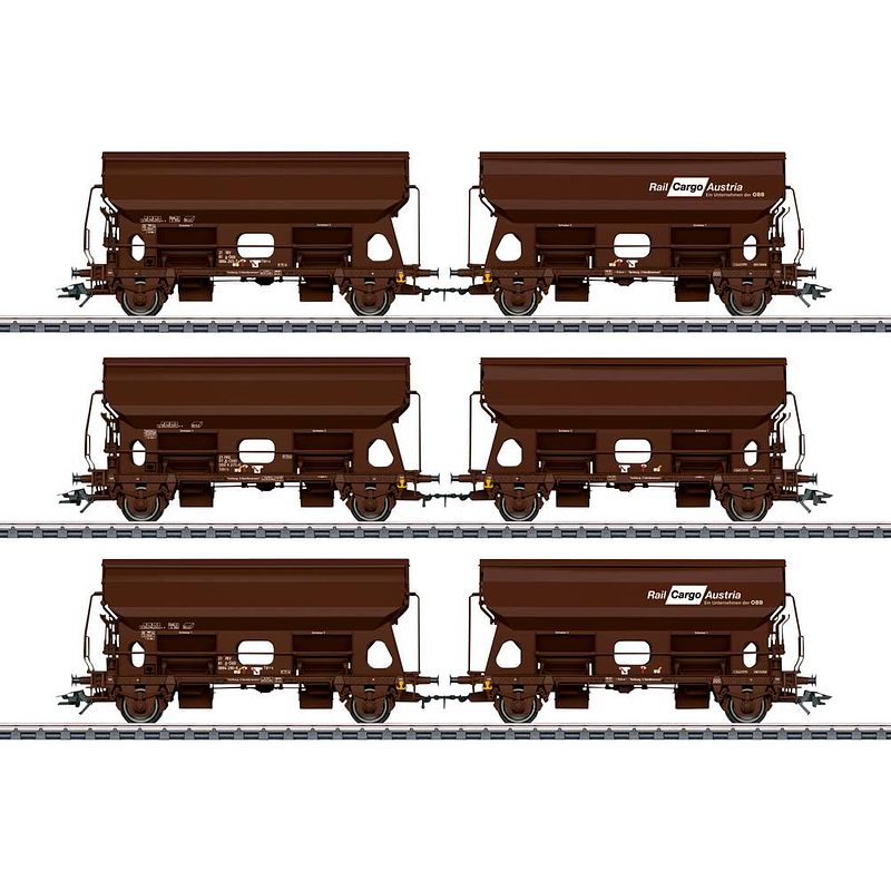 Foto van Märklin 46308 h0 set van 3 zelflosser-stellen van de öbb