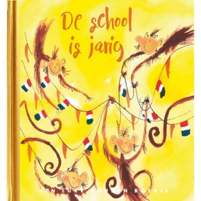 Foto van De school is jarig - gouden boekjes