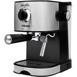 Foto van Tristar cm-2275 espressomachine met filterhouder rvs, zwart 750 w