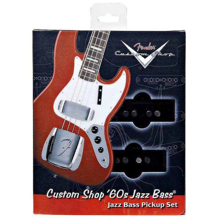 Foto van Fender custom shop custom 60s jazz bass pickups (set van 2)