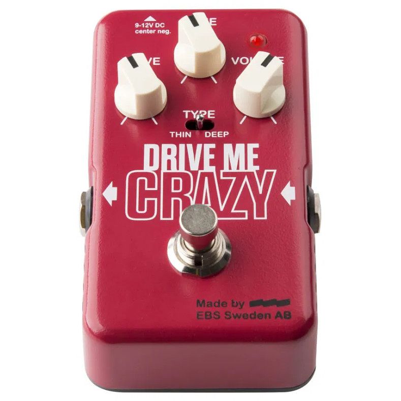 Foto van Ebs drive me crazy high gain distortion effectpedaal