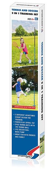 Foto van Sportcraft tennis & voetbal tetherball set